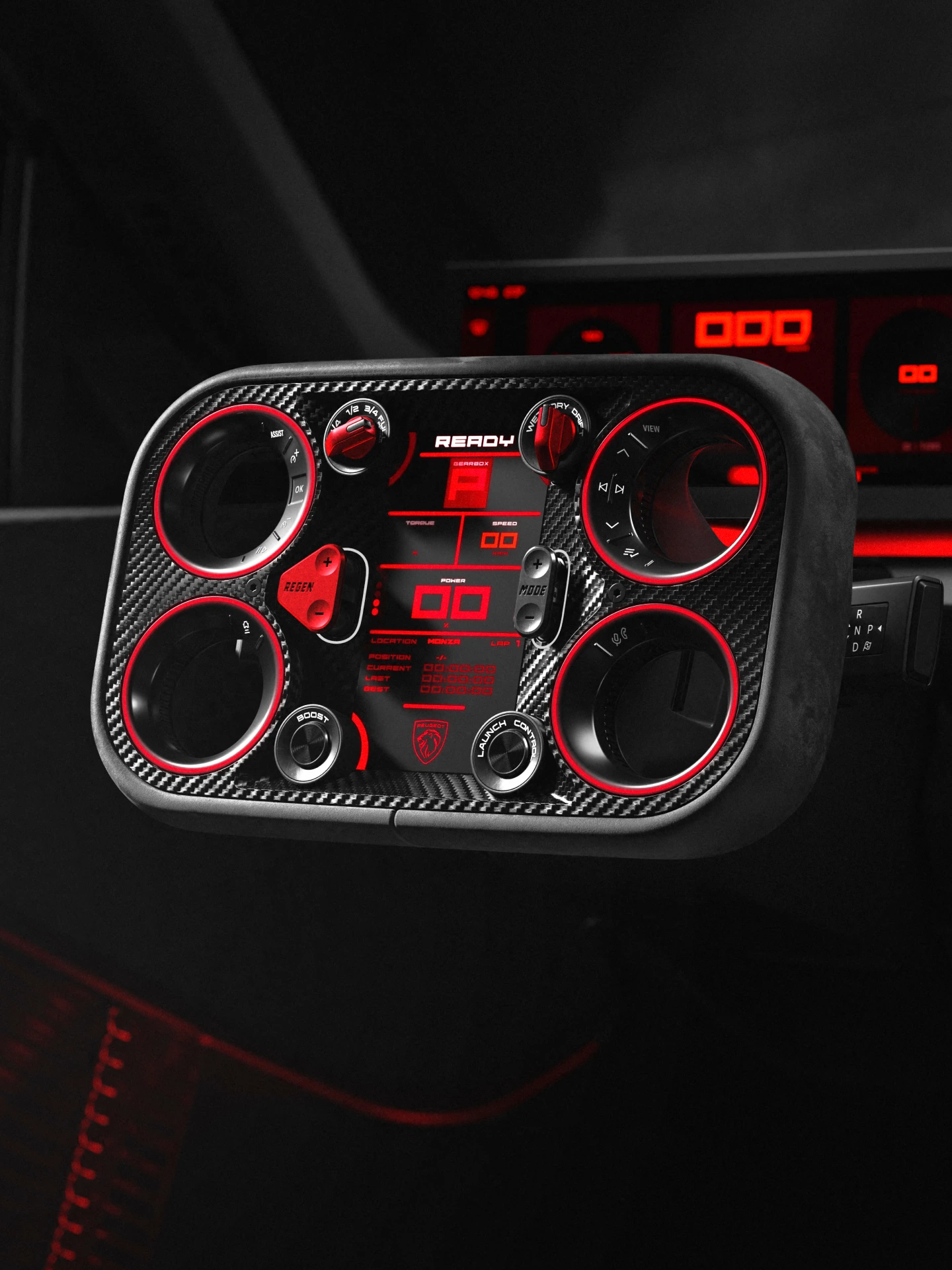 PEUGEOT E‑T16 Concept i kierownica Hypersquare® stworzona z myślą o osiągach