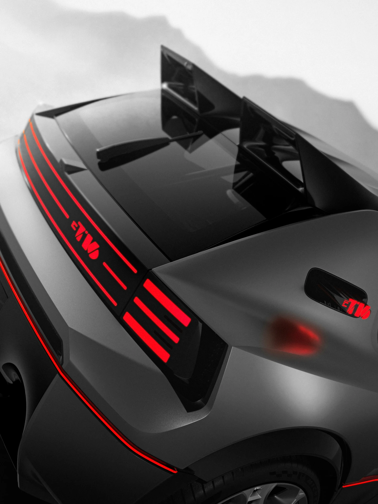 PEUGEOT E‑T16 Concept, spojler