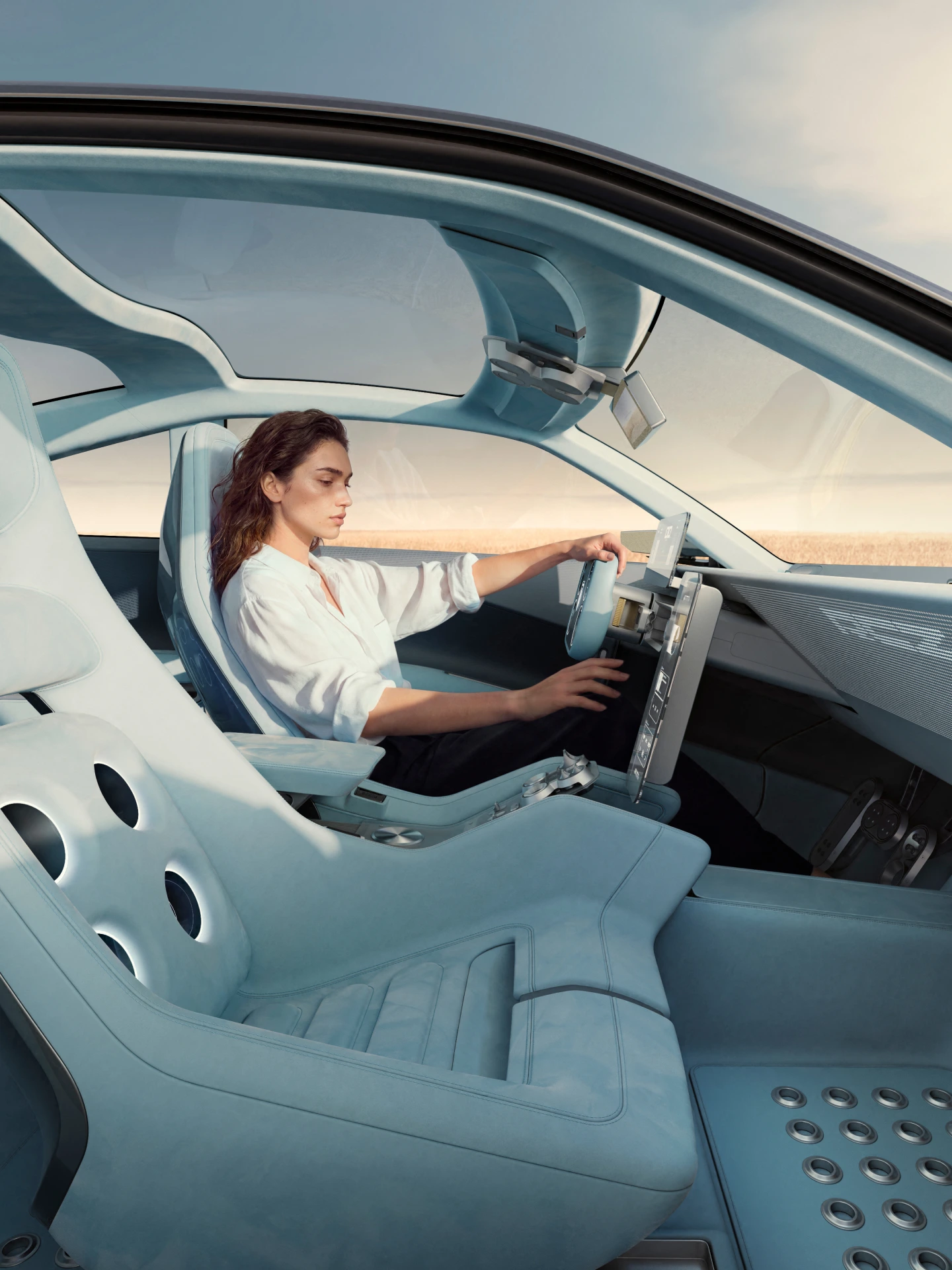 Ekrany we wnętrzu PEUGEOT RCZ Vision