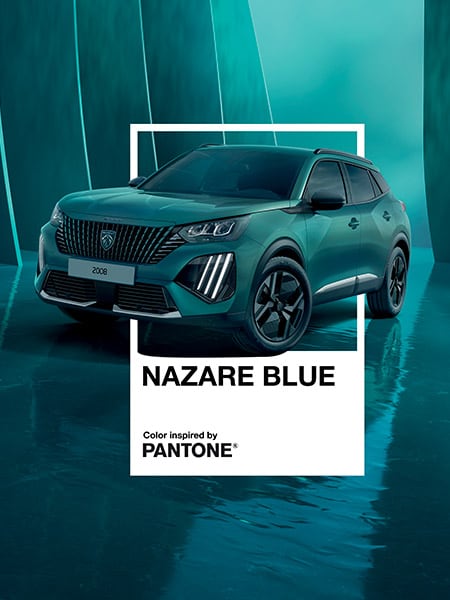 'Pantone x PEUGEOT 2008 w kolorze niebieskim Nazare
