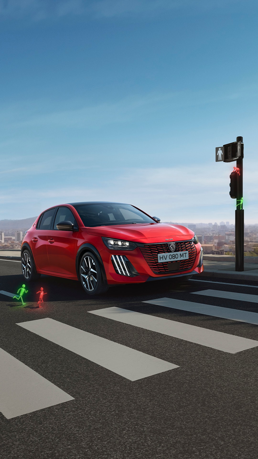 PEUGEOT 208 - widok na przód