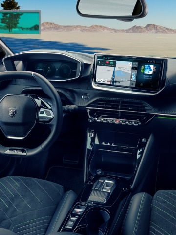 PEUGEOT 208 z napędem hybrydowym – PEUGEOT i‑Cockpit® 3D