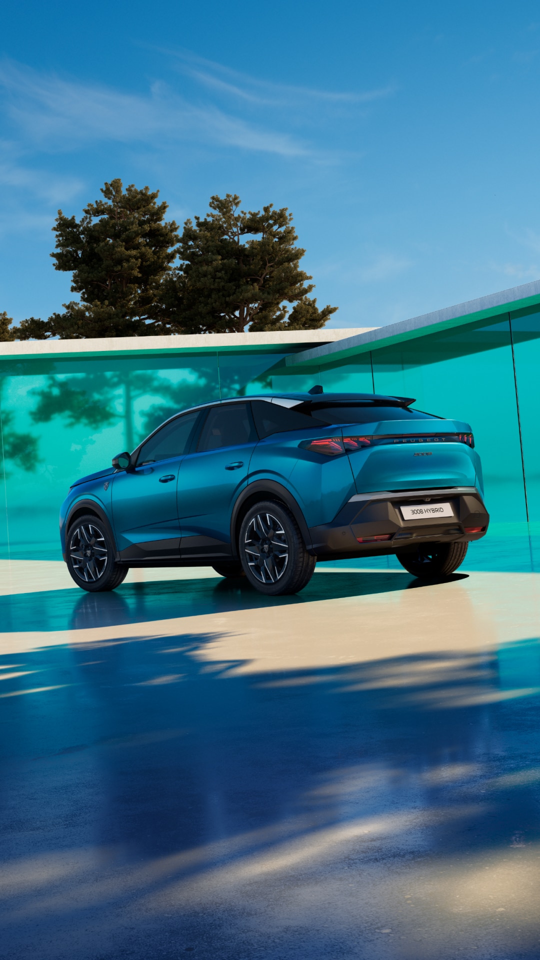 PEUGEOT 3008 widok na tył