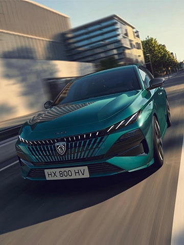 Nowy PEUGEOT E-308 – widok z przodu