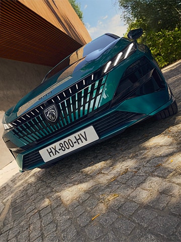 Nowy PEUGEOT E-308 – widok z przodu
