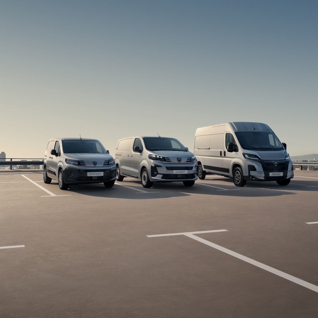 Gama samochodów dostawczych PEUGEOT