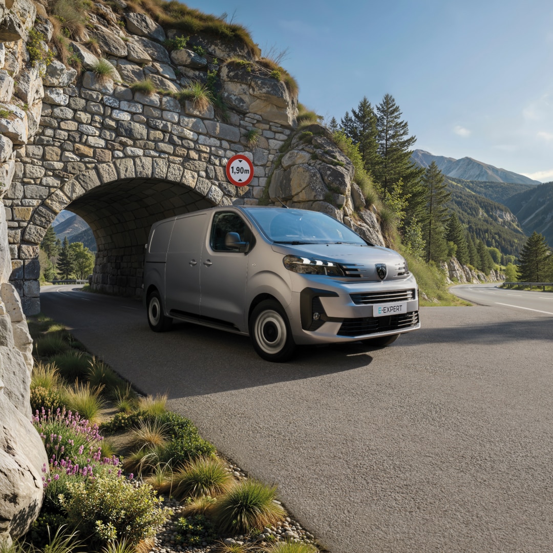 PEUGEOT E‑Expert – wysokość zaledwie 1,9 m