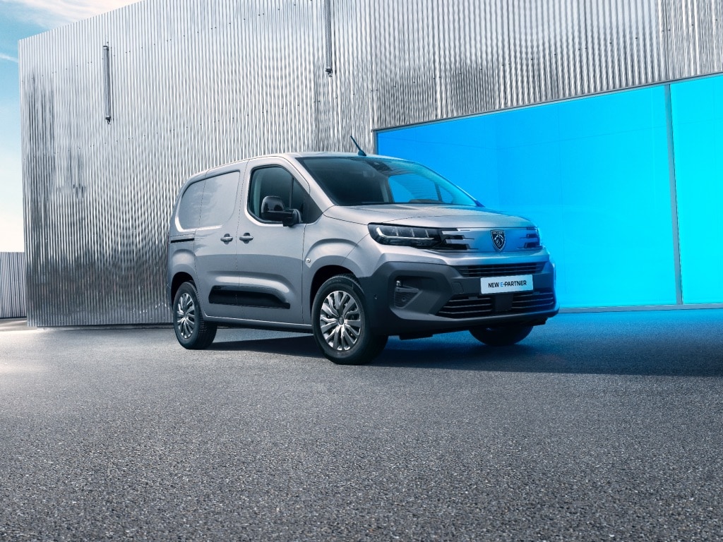 Nowy PEUGEOT E‑PARTNER – widok z przodu