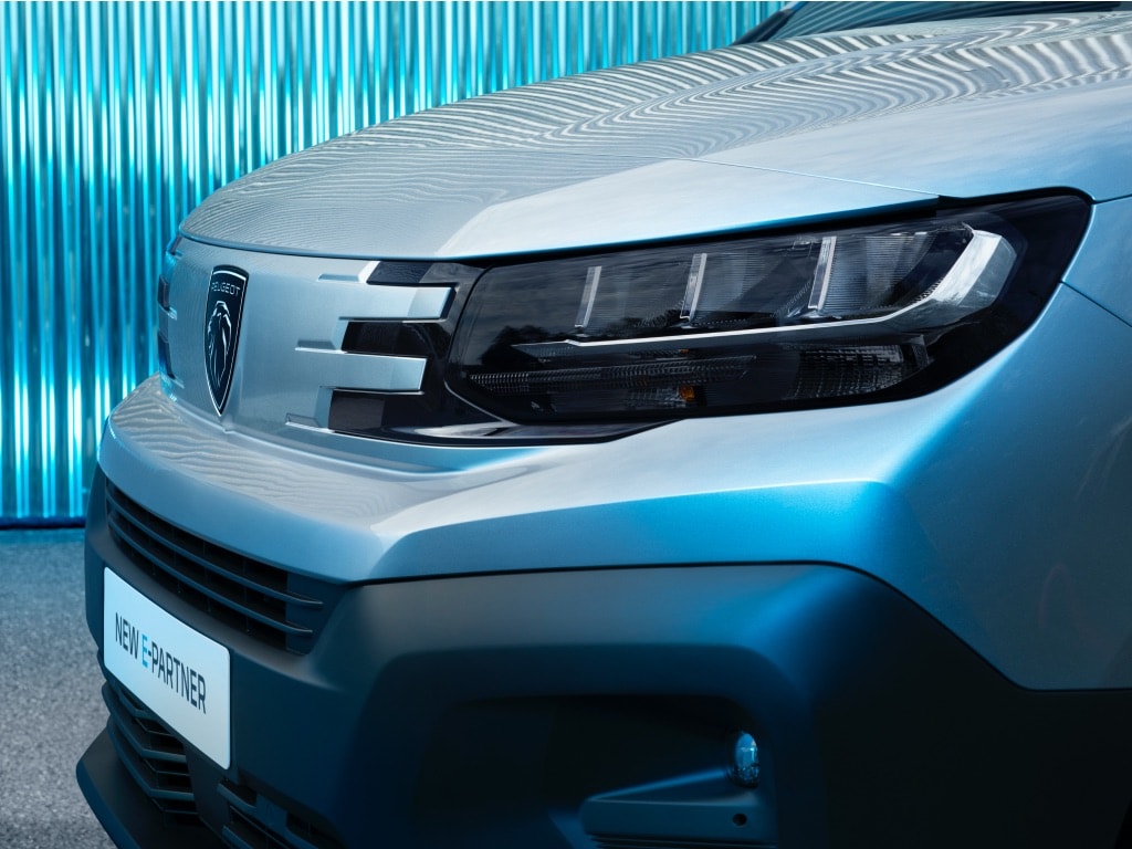 Nowy PEUGEOT E‑PARTNER – widok z przodu