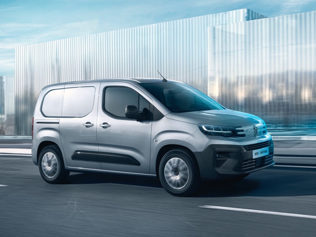 Nowy PEUGEOT E‑PARTNER – widok z przodu