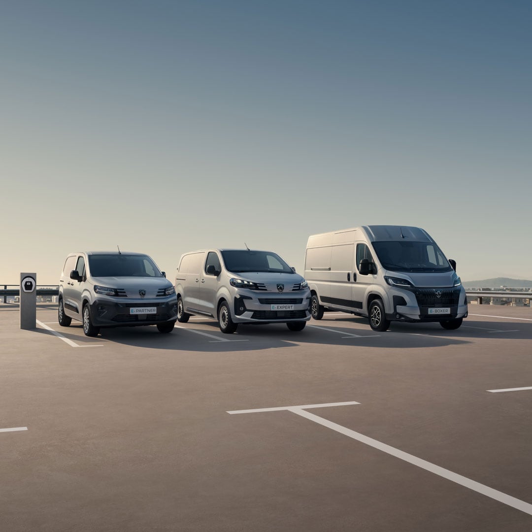 PEUGEOT van electric range