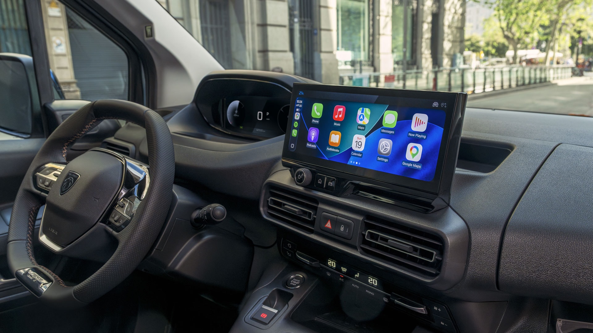 System multimedialny PEUGEOT Partner z 10-calowym ekranem dotykowym HD i funkcją Mirror Screen