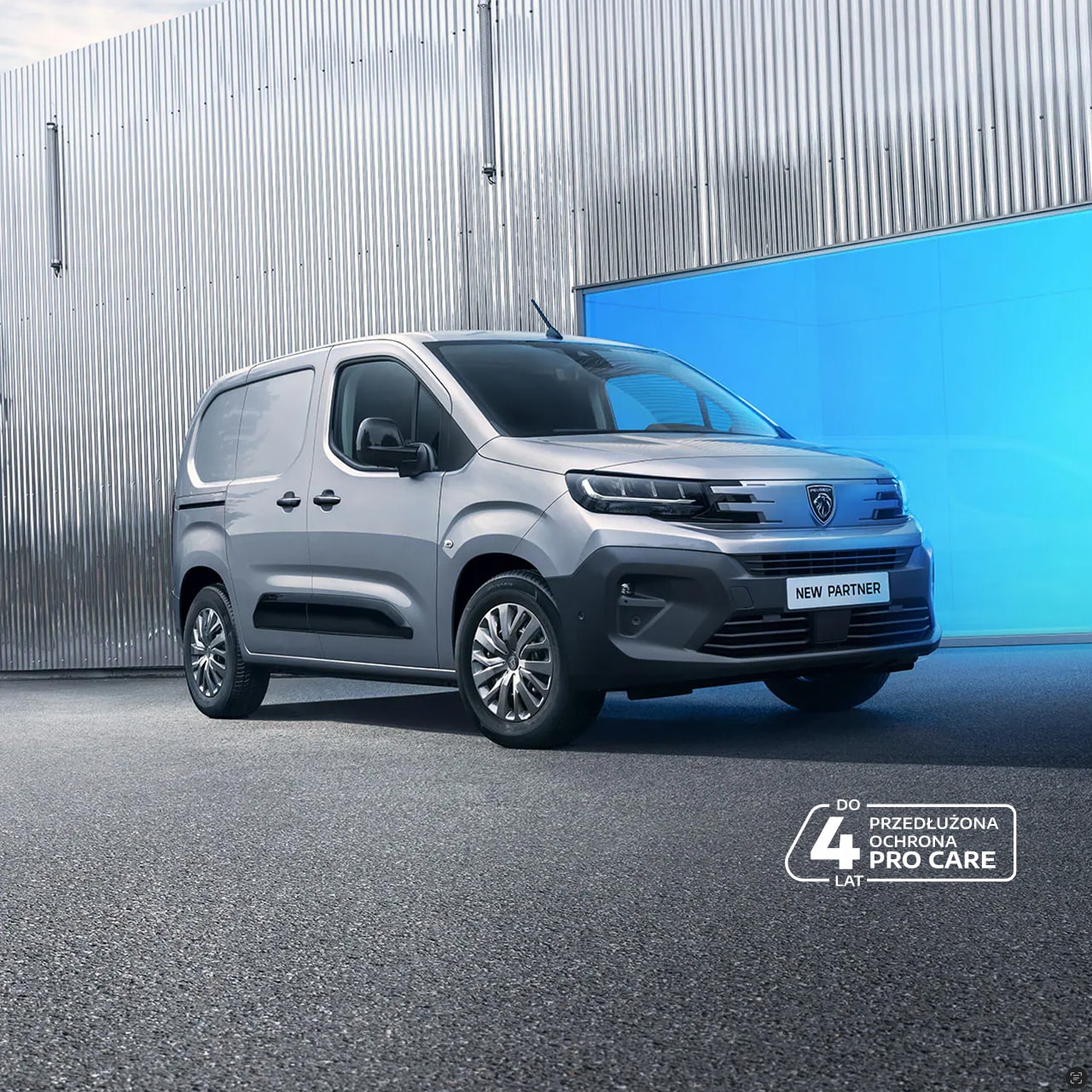 New PEUGEOT PARTNER front view