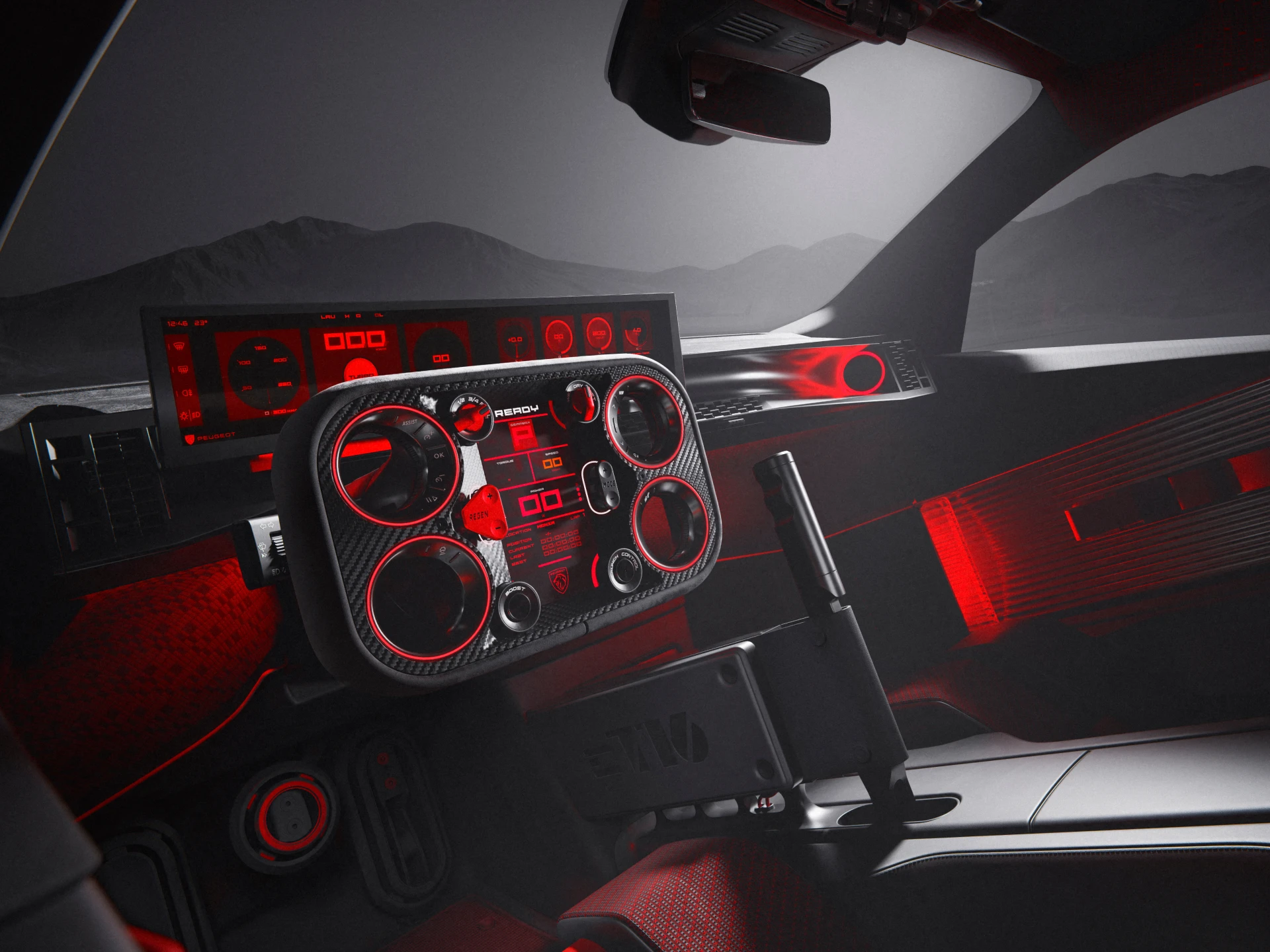 Peugeot E-T16 Concept z nastawionym na osiągi Hypersquare®