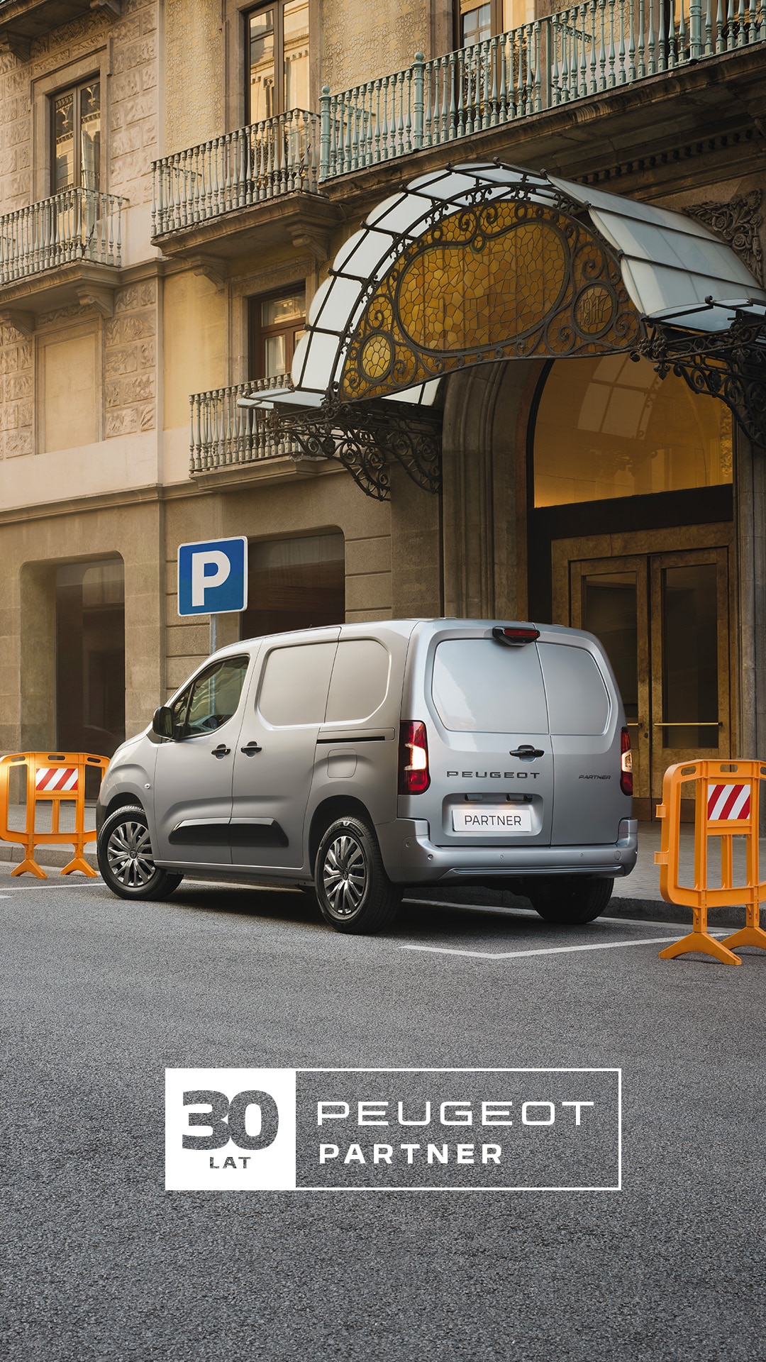 PEUGEOT PARTNER widok z tyłu