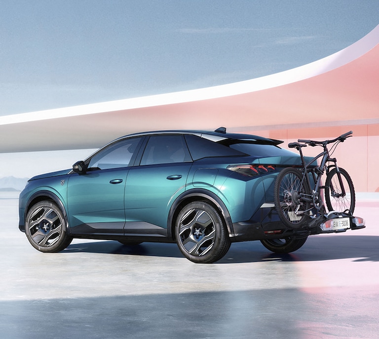 PEUGEOT 3008 z rowerem